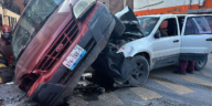 Provoca choque y abandona su vehículo en la col. Zaragoza