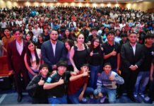 Encabeza alcaldesa Carmen Lilia Canturosas ‘Foro Juventudes’ ante más de mil 200 estudiantes