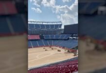 Gillette Stadium retira el césped natural tras concluir el Mundial 2026 Gillette Stadium retira el césped natural tras concluir el Mundial 2026