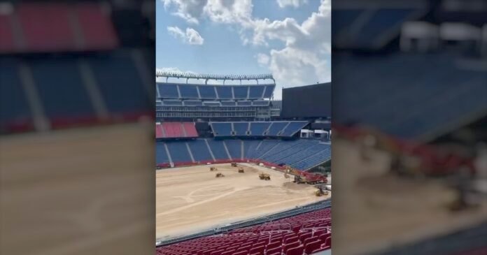Gillette Stadium retira el césped natural tras concluir el Mundial 2026