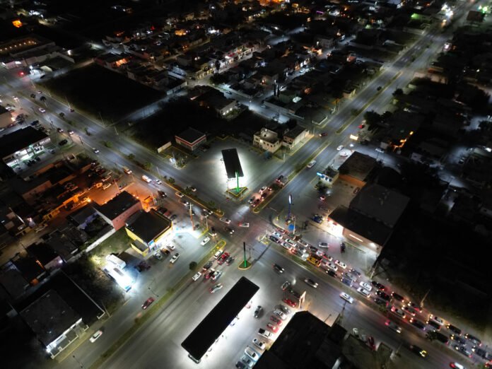 Nuevo Laredo alcanzará el 100% de cobertura en alumbrado LED durante el segundo semestre del año
