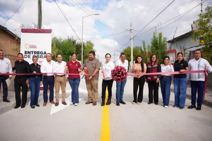 Carmen Lilia Canturosas renueva calles de la colonia Francisco Villa