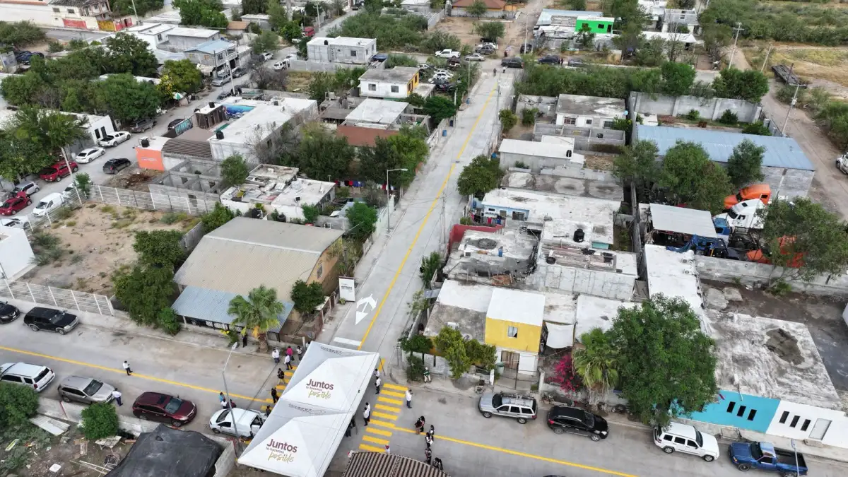 Carmen Lilia Canturosas renueva calles de la colonia Francisco Villa