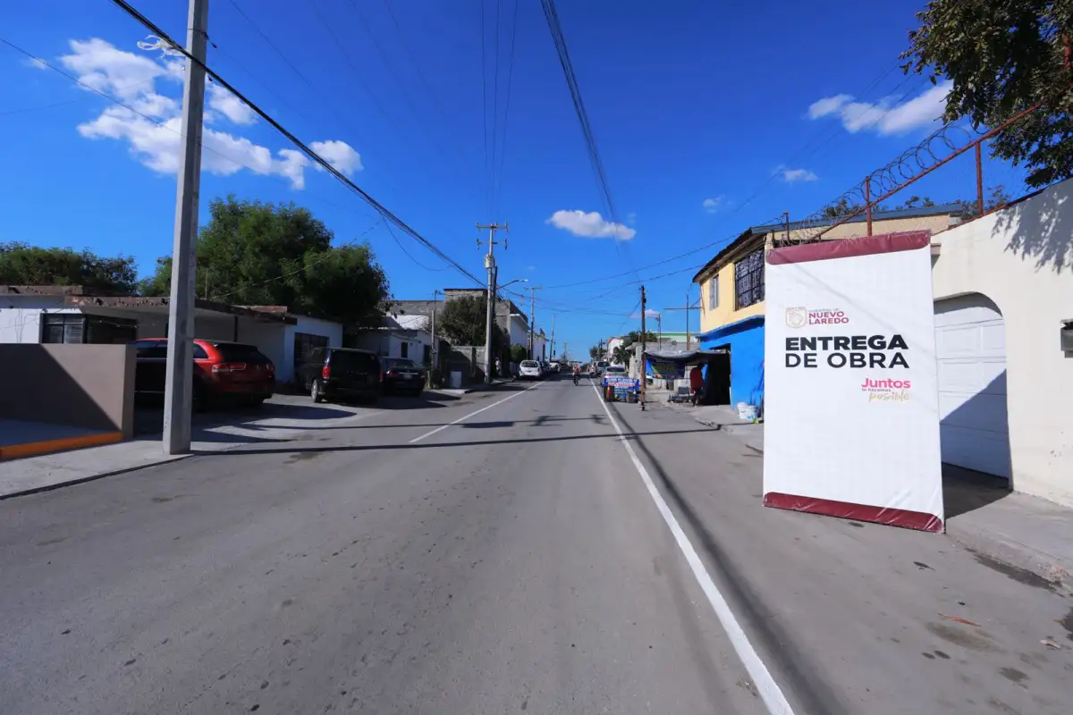 Carmen Lilia Canturosas mejora vialidades clave de Nuevo Laredo
