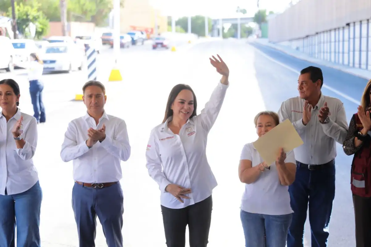 Carmen Lilia Canturosas mejora vialidades clave de Nuevo Laredo