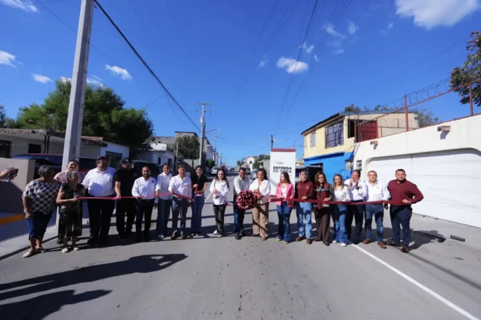 Carmen Lilia Canturosas mejora vialidades clave de Nuevo Laredo