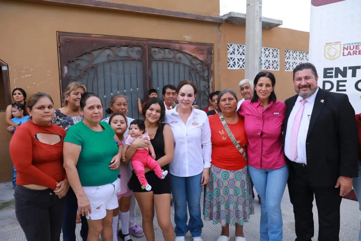 Carmen Lilia mejora vialidades en tres colonias