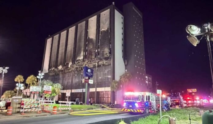 Incendio en hotel Double Tree obliga a evacuar a 94 huéspedes